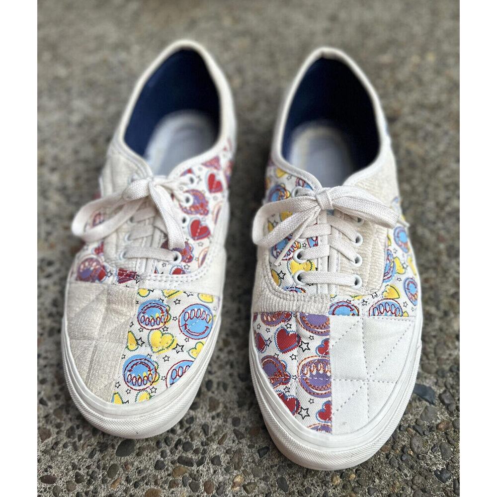 Vans Anaheim Factory Authentic 44 DX Positivity Patchwork Blanc Men’s Size 13